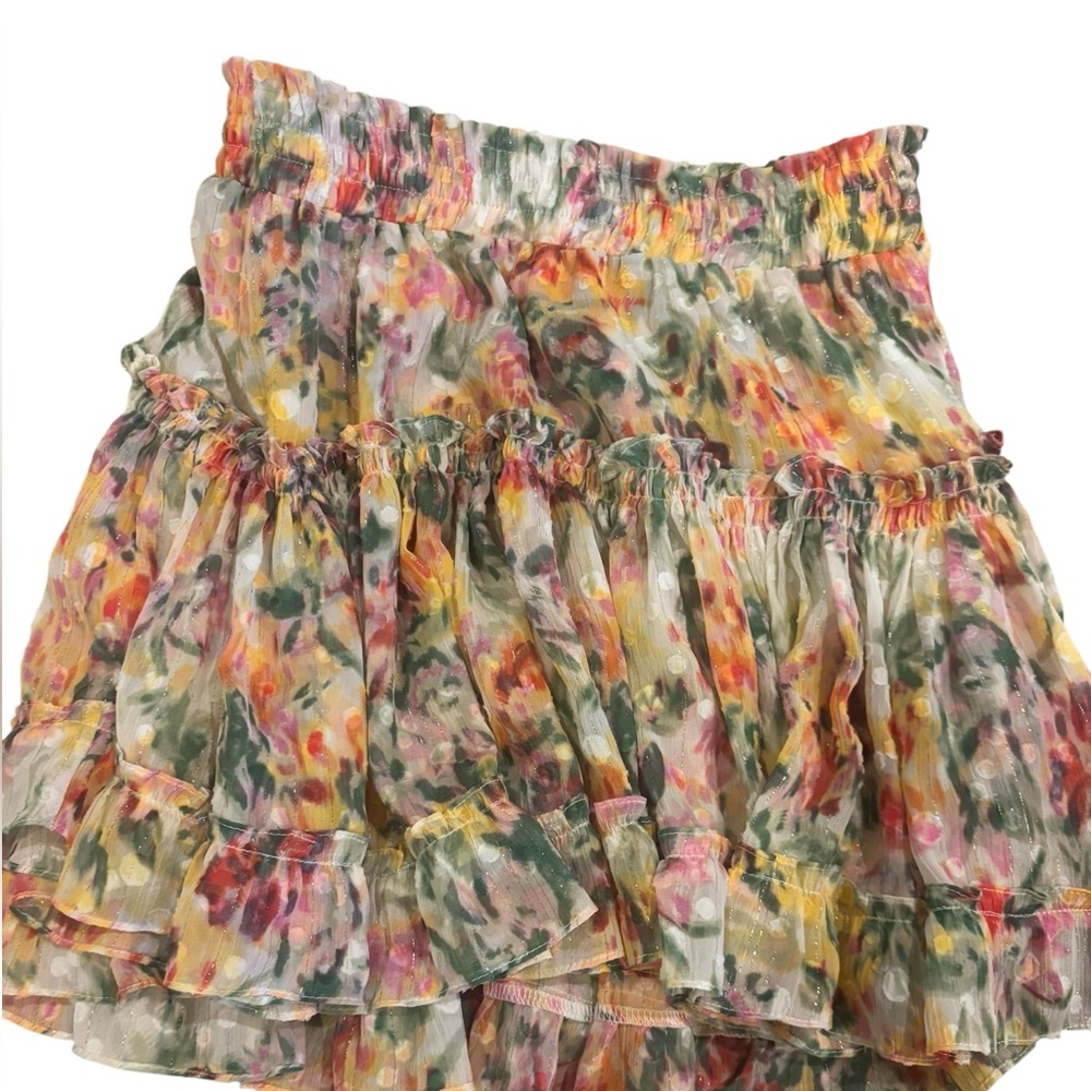 MISA Los Angeles floral skirt